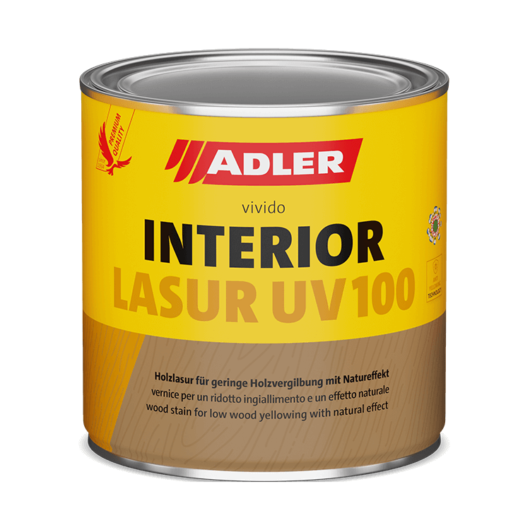 Декоративная лазурь Adler Innenlasur UV 100 Гамма 2.5 л